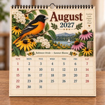 🐦 2027 Birds Of America Wall Calendar