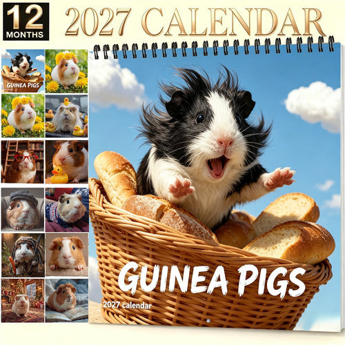 🐹 2027 Guinea Pig Calendar