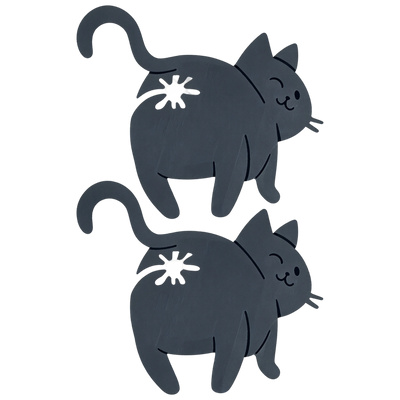 Cat Butt Bag Clips