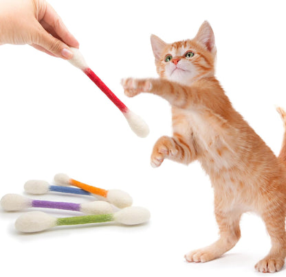 🔥Last Day 49% OFF - ❤️For happy, healthy, and active indoor cats🐱Swabs Large Size Cat Toys with Catnip (6 pcs/pack)
