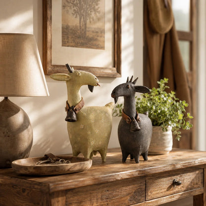 🐾Whimsical Farmhouse Goat Figurines