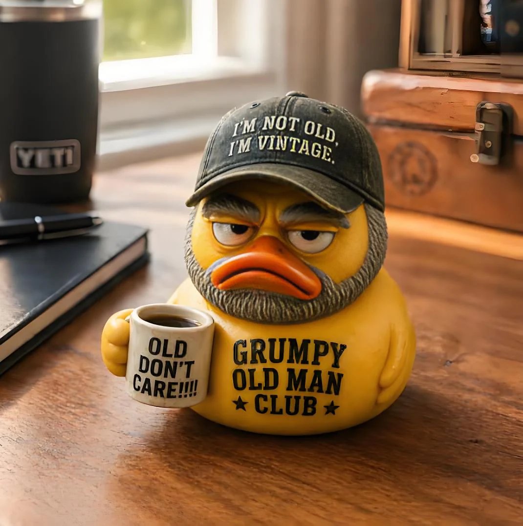 🦆Grumpy Old Man Club Duck