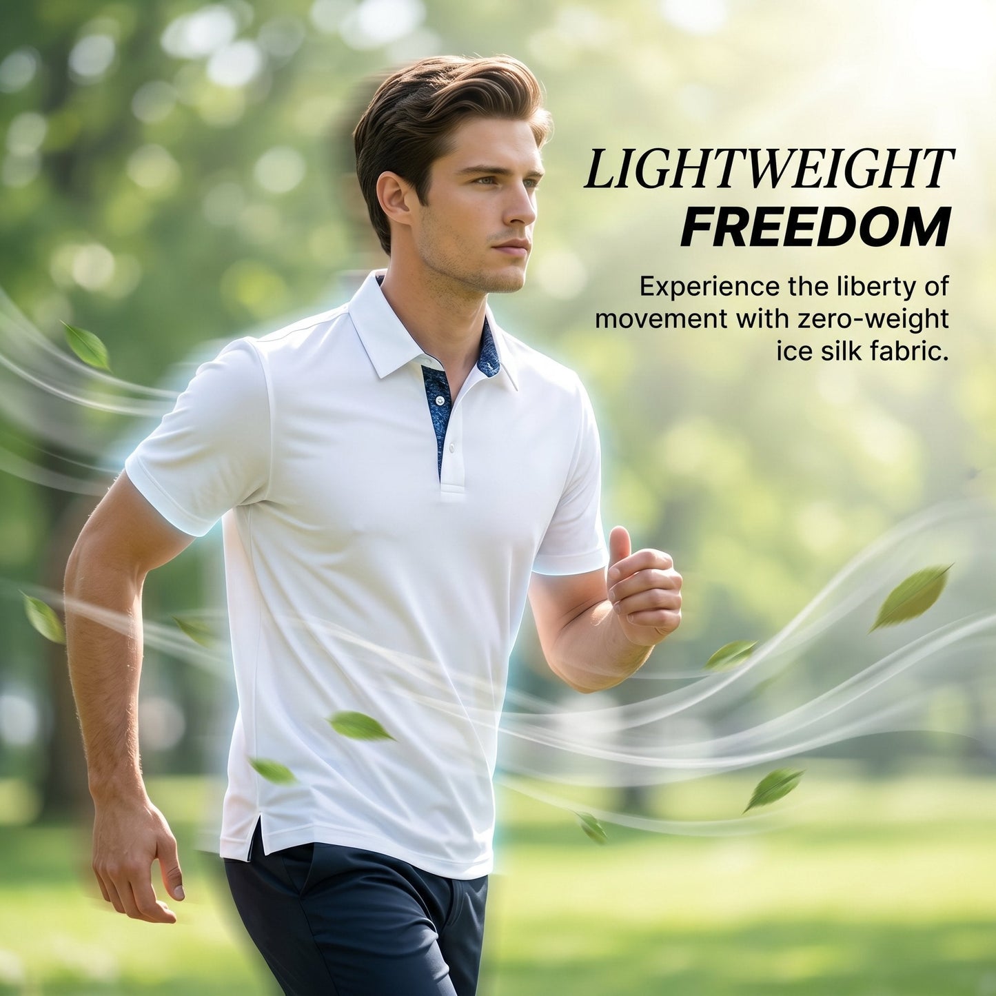👕3-Pack Men's Performance Polo Shirts -Moisture Wicking🔥