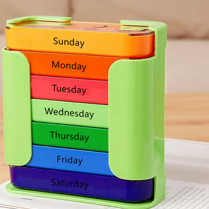 💊 Stay on Track - ✨7-Day Medication Organizer - For Effortless Health Management! 📅