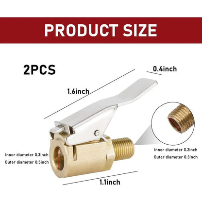 🔧Brass Tire Air Chuck(2pcs)