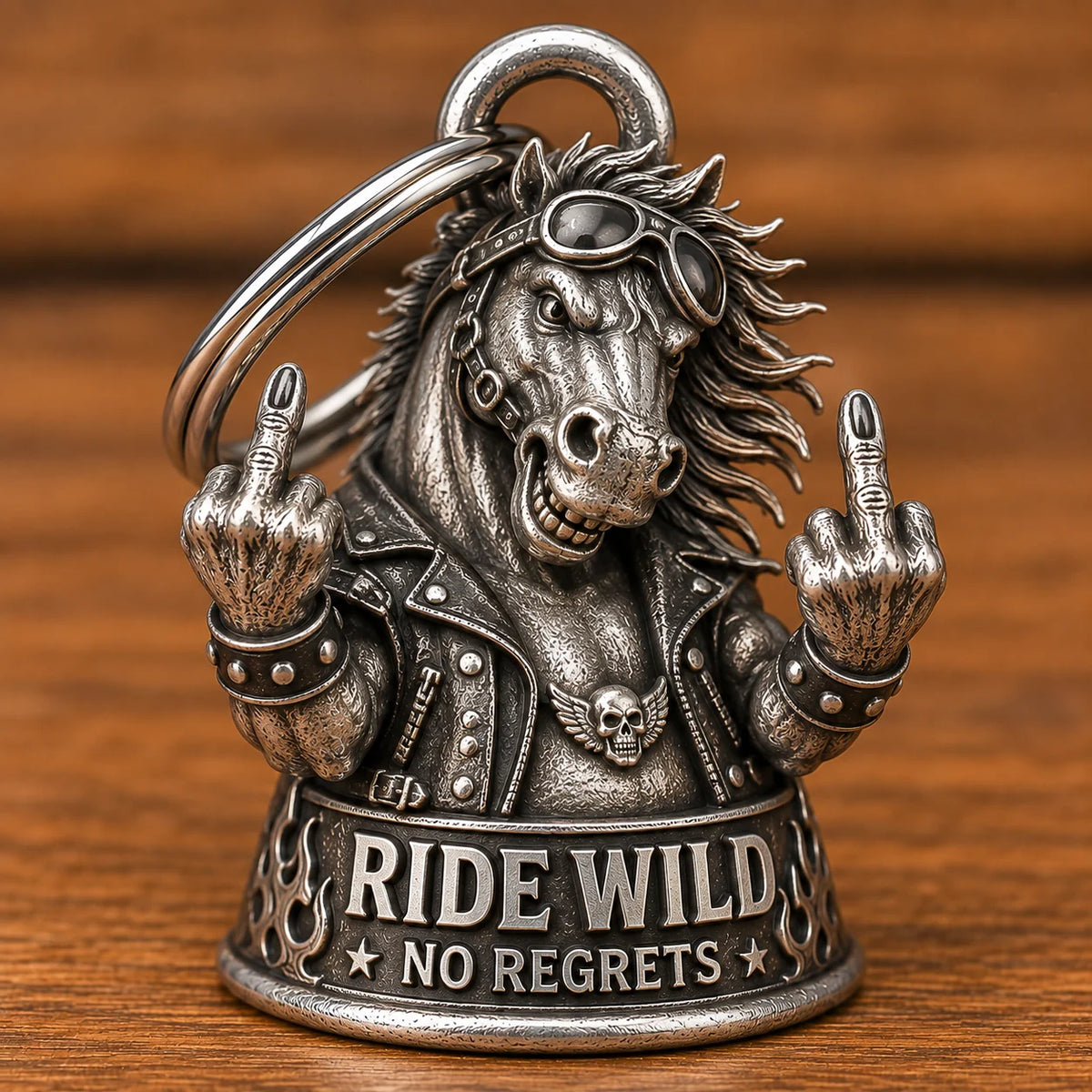 🏍️Funny Motorcycle Biker Bells - Crazy Rider Gift For Him🔔