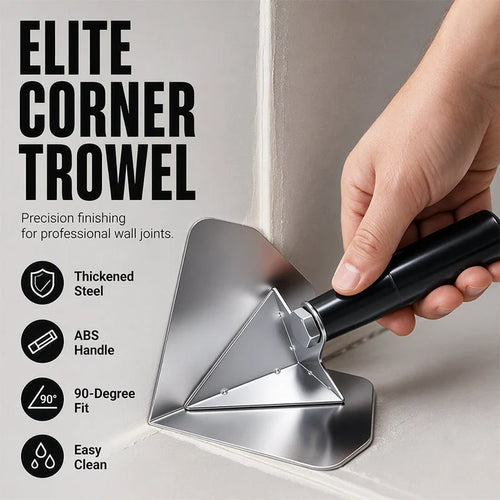 🎁💥Stainless Steel Corner Trowel – Precise Corner Finishing, Anti-Rust, Ergonomic Handle ✨