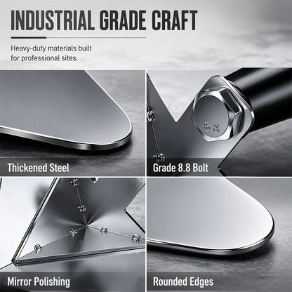 🎁💥Stainless Steel Corner Trowel – Precise Corner Finishing, Anti-Rust, Ergonomic Handle ✨