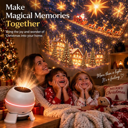 🔥🎄 Magical Christmas Projection Night Light – Transform Any Room Into A Holiday Wonderland