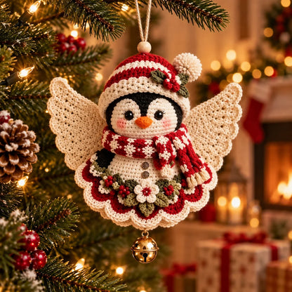 🎄 Diy Crochet Christmas Angel Ornament Kit – Make, Hang & Treasure✨