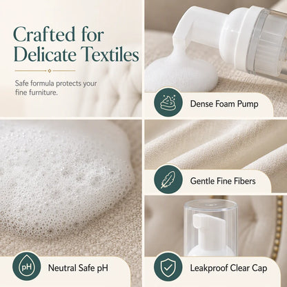 Waterless Fabric Cleaning Foam 60ml and Towel Set