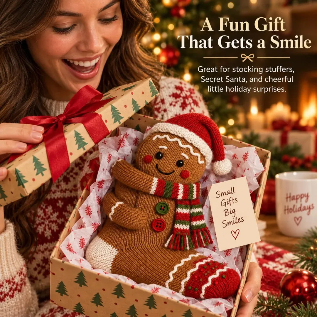 🎄3D Hugging Christmas Socks – Cute Knit Holiday Socks, 5 Festive Designs
