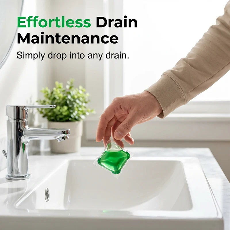 🥳HOT SALE💞50K+ SOLD!🏠Drain Deodorizer Pods – Instant fresh scent, no harsh chemicals.