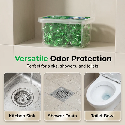 🥳HOT SALE💞50K+ SOLD!🏠Drain Deodorizer Pods – Instant fresh scent, no harsh chemicals.