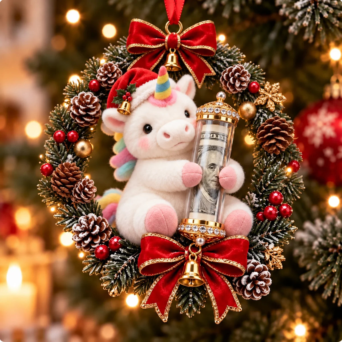 🎄 💵 Christmas Cash Gift Ornament -  ✨a Fun Way To Give Money This Christmas