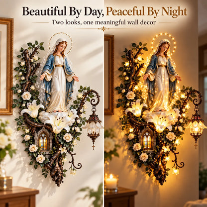 ✝️Illuminated Floral Wall Decor