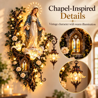 ✝️Illuminated Floral Wall Decor