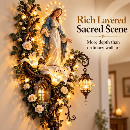 ✝️Illuminated Floral Wall Decor