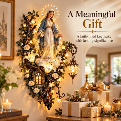 ✝️Illuminated Floral Wall Decor