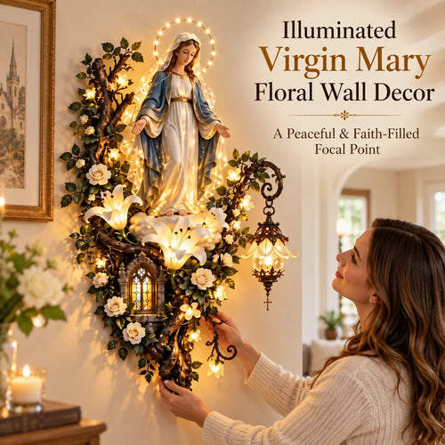 ✝️Illuminated Floral Wall Decor