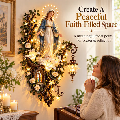 ✝️Illuminated Floral Wall Decor