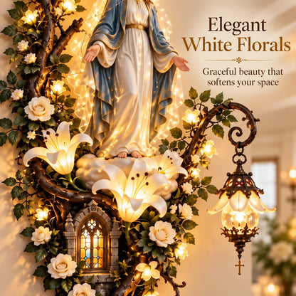 ✝️Illuminated Floral Wall Decor