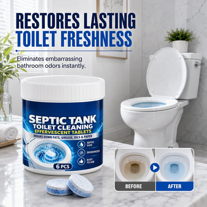 Septic Tank Safe Toilet Cleaning Effervescent Tablets