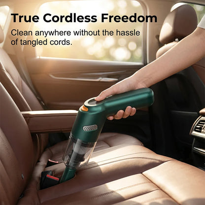 🚗💨 Cordless Car Vacuum – Powerful 5000 Pa Suction Without the Hassle!