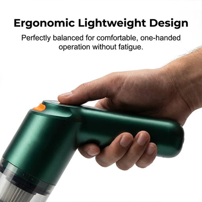 🚗💨 Cordless Car Vacuum – Powerful 5000 Pa Suction Without the Hassle!
