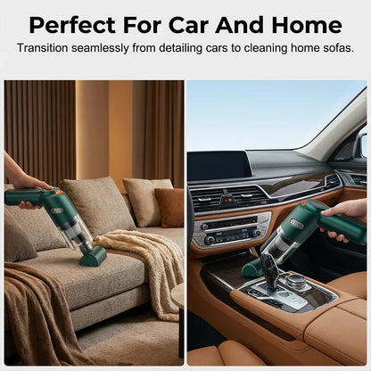🚗💨 Cordless Car Vacuum – Powerful 5000 Pa Suction Without the Hassle!
