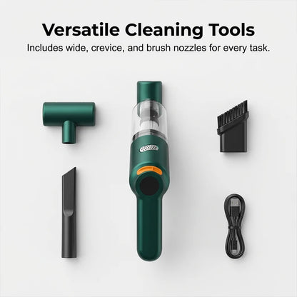 🚗💨 Cordless Car Vacuum – Powerful 5000 Pa Suction Without the Hassle!
