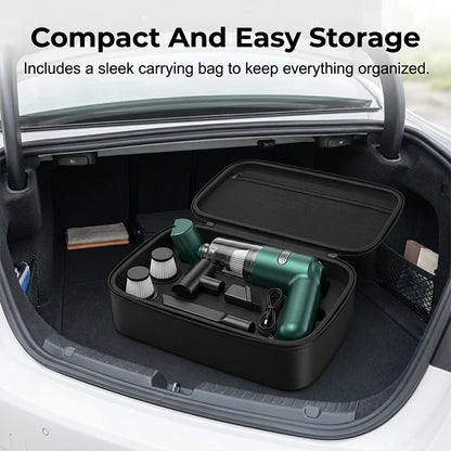 🚗💨 Cordless Car Vacuum – Powerful 5000 Pa Suction Without the Hassle!