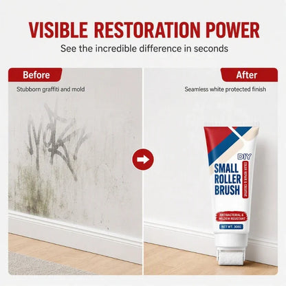 💯🧱🖌️✨Waterproof Wall Repair Paste with Integrated Small Roller Brush