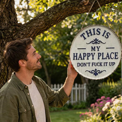 🏠“This Is My Happy Place” Door Sign
