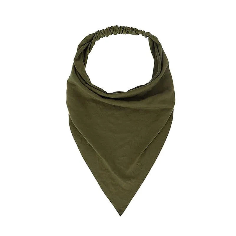 Elastic Triangle Hair Scarf for Women