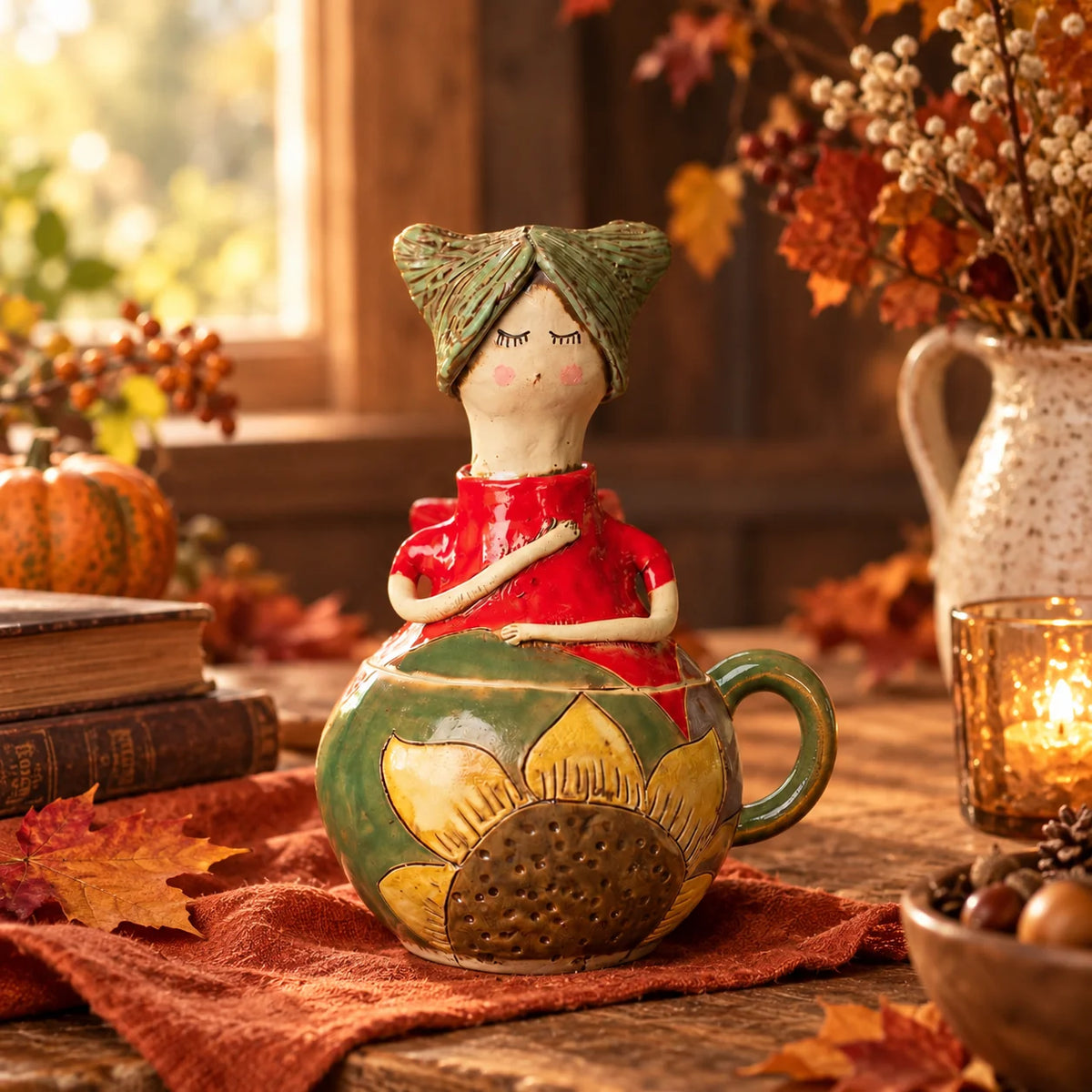 💖 Handmade Fairies Storage Jar/mug