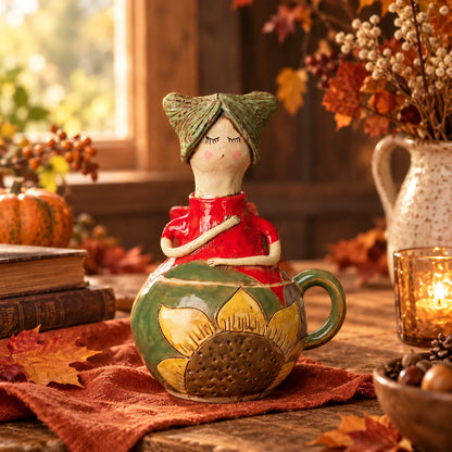 💖 Handmade Fairies Storage Jar/mug