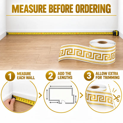 Self-Adhesive Skirting Board Border Sticker🧱🔰