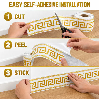 Self-Adhesive Skirting Board Border Sticker🧱🔰