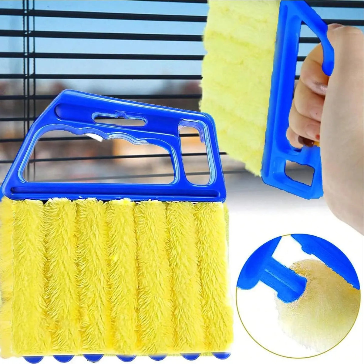 Window Blind Cleaning Brush , Air Conditioning Outlet Dust Removal Brush, Handheld Curtain Brush, Home Care Supplies