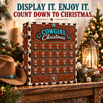 🤠24-Day Cowgirl Christmas Countdown Calendar