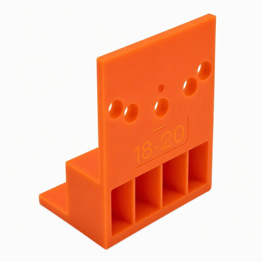 Wardrobe Cabinet Side Filler Panel Installation Locator and Stepped Positioning Plate for Precise Hole Alignment
