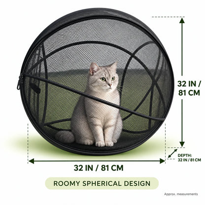 🐱 Freshair Cat Haven™ – Pop-up Mesh Playpen🌿