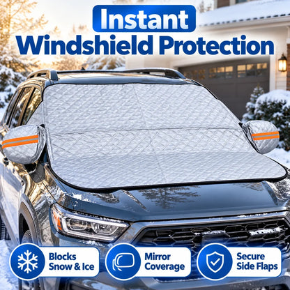 🚗 All-Season Magnetic Windshield Cover – Snow, Ice & Frost Protection
