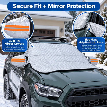 🚗 All-Season Magnetic Windshield Cover – Snow, Ice & Frost Protection