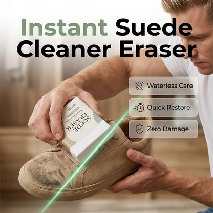 👟✨Suede Eraser Cleaner – waterless, removes scuffs & dirt from suede, nubuck, shoes & bags. Quick & easy! 🧽✅