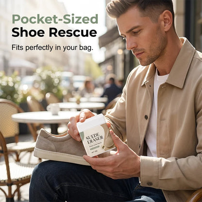 👟✨Suede Eraser Cleaner – waterless, removes scuffs & dirt from suede, nubuck, shoes & bags. Quick & easy! 🧽✅