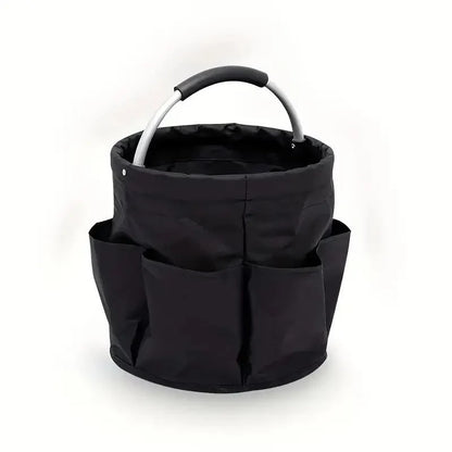 🌳 Foldable Storage Basket with Pockets – Premium fabric, easy collapse design, 28x28cm – organise garden tools, snacks & essentials. 🌟