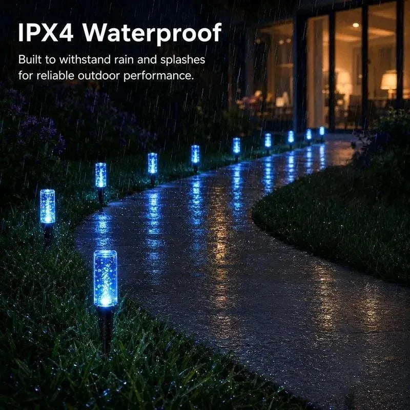 ✨Solar Pathway Lights Outdoor Crystal Bubble