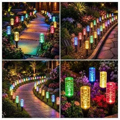 ✨Solar Pathway Lights Outdoor Crystal Bubble